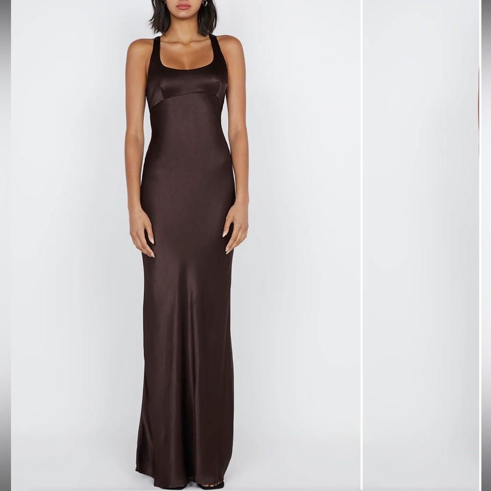 Bec + Bridge Maxina Crossover Dress dark chocolate size 4 BNWT never worn